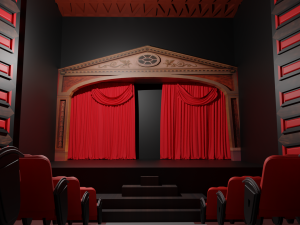 Theater interior Model 3D