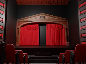 Theater interior 3D Model