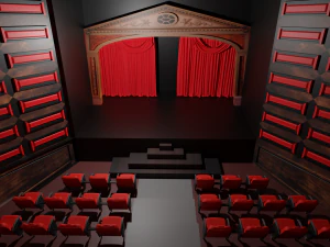 Theater interior 3D Model
