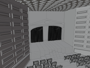 Theater interior Model 3D