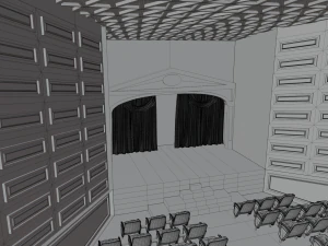 Theater interior 3D Model