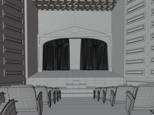 Theater interior Model 3D