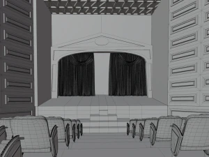 Theater interior 3D Model