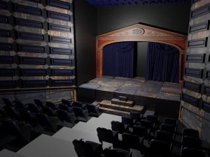Theater interior 3D Model