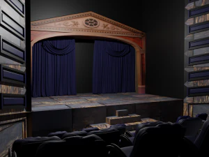 Theater interior 3D Model