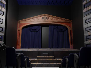 Theater interior 3D Model