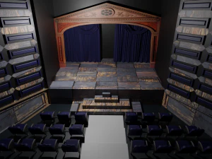 Theater interior 3D Model