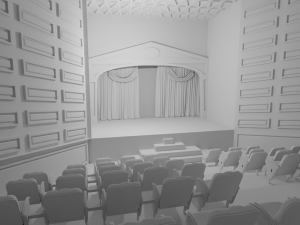 Theater interior No Material Modelo 3D