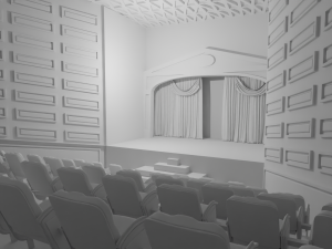 Theater interior No Material Modelo 3D