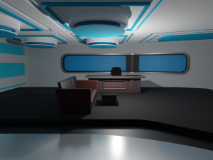 Talk Show Studio 3D Model