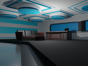 Talk Show Studio 3D Model