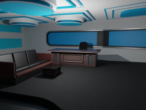 Студія ток-шоу 3D Модель