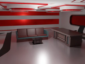 Talk Show Studio 3D Model