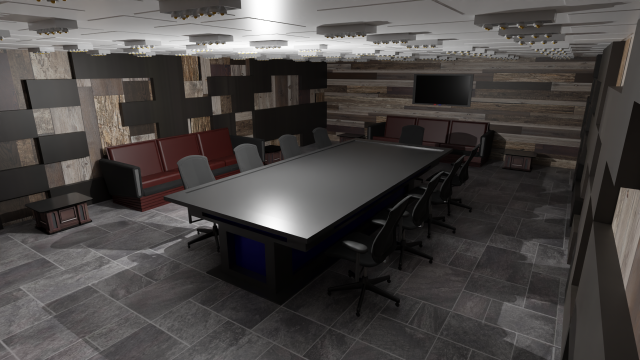 Conference Room 3Dモデル .c4d .max .obj .3ds .fbx .stl .blend 