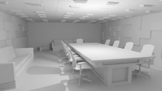 Conference Room No Material 3D 모델 .c4d .max .obj .3ds .fbx .stl .blend 