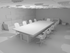 Conference Room No Material 3D 모델