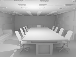 Conference Room No Material 3D 모델