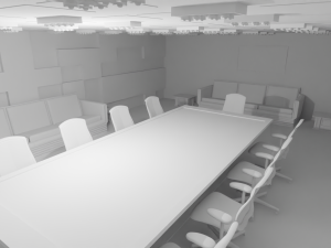 Conference Room No Material 3D 모델