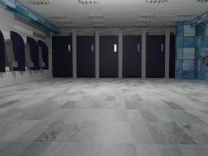 Restroom Interior Modelo 3D