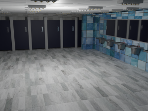Restroom Interior Modelo 3D