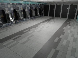 Restroom Interior 3D Model