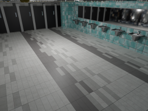 Restroom Interior 3D Model
