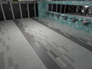 Restroom Interior 3D Model