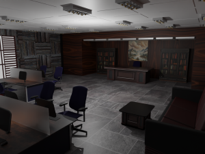 Office interior 3D 模型