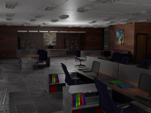 Office interior 3D 模型
