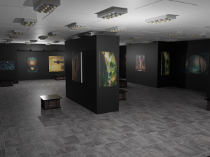 EXHIBITION HALL - art gallery 3D Model