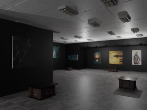 EXHIBITION HALL - art gallery 3D Model