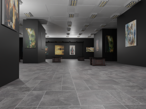 EXHIBITION HALL - art gallery 3D Model