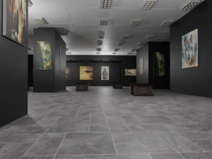 EXHIBITION HALL - art gallery 3D Model