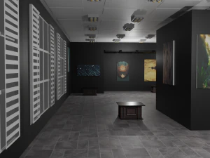 EXHIBITION HALL - art gallery 3D Model