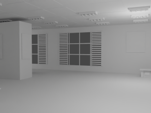 EXHIBITION HALL - No Material 3D 모델