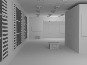 EXHIBITION HALL - No Material 3D 모델