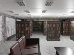 Library Interior Model 3D