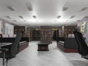Library Interior Model 3D