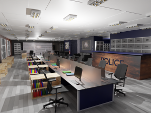 Police Station 3D Model