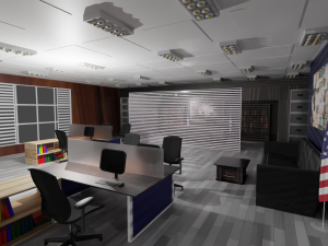Police Station Modello 3D