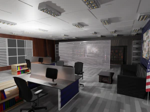 Police Station 3D Model