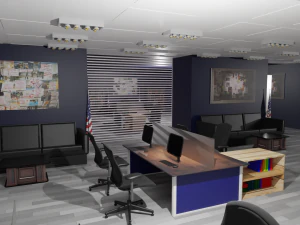Police Station 3D Model