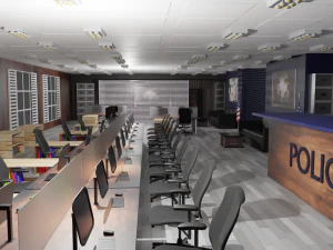 Police Station 3D Model