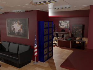 Police Station 3D Model