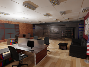 Police Station 3D Model