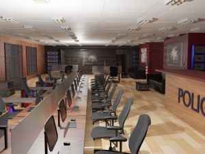 Police Station 3D Model