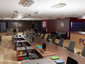 Police Station 3D Model