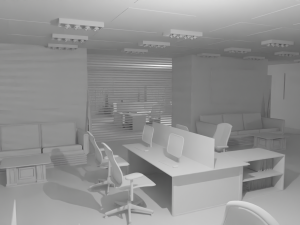 Police Station No Material 3D Model