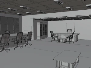 Boss Office 3D Model
