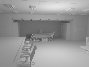 Boss Office No Material 3D Модель